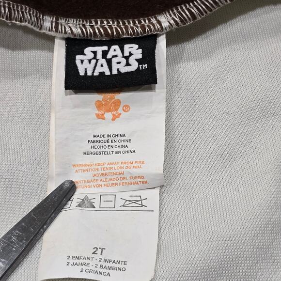 Star Wars Yoda Vest w/ Cloak & Hood Lucasfilm Rubie's Costume Toddler Dress Up - Picture 5 of 11